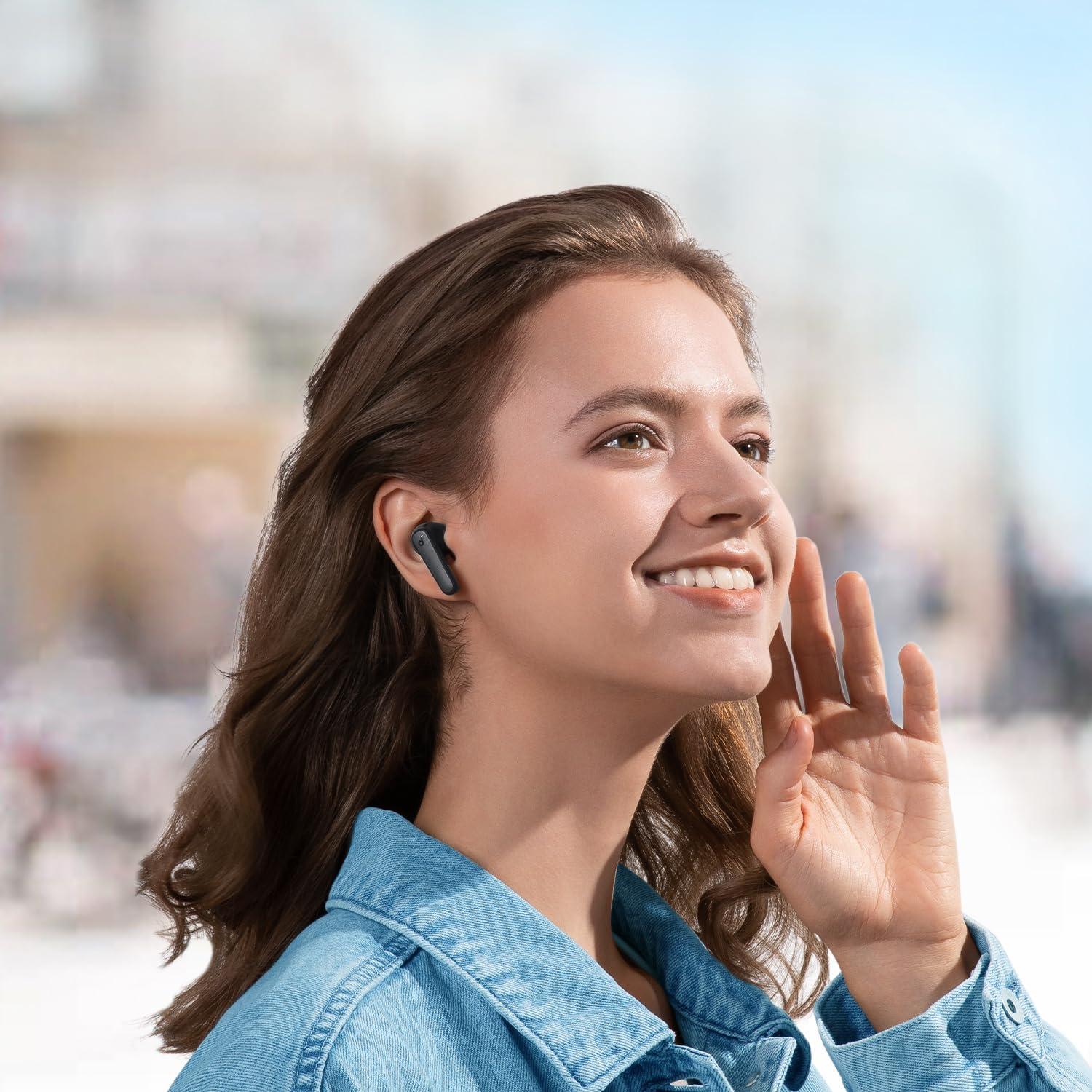 سماعات الأذن اللاسلكية بالكامل Anker Soundcore R50i المزودة بمكبرات صوت قطرها 10 ملم والتحكم باللمس
