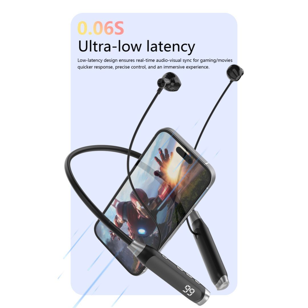 DUDAO U5MAX Sports Neckband In-Ear Earphone, Black