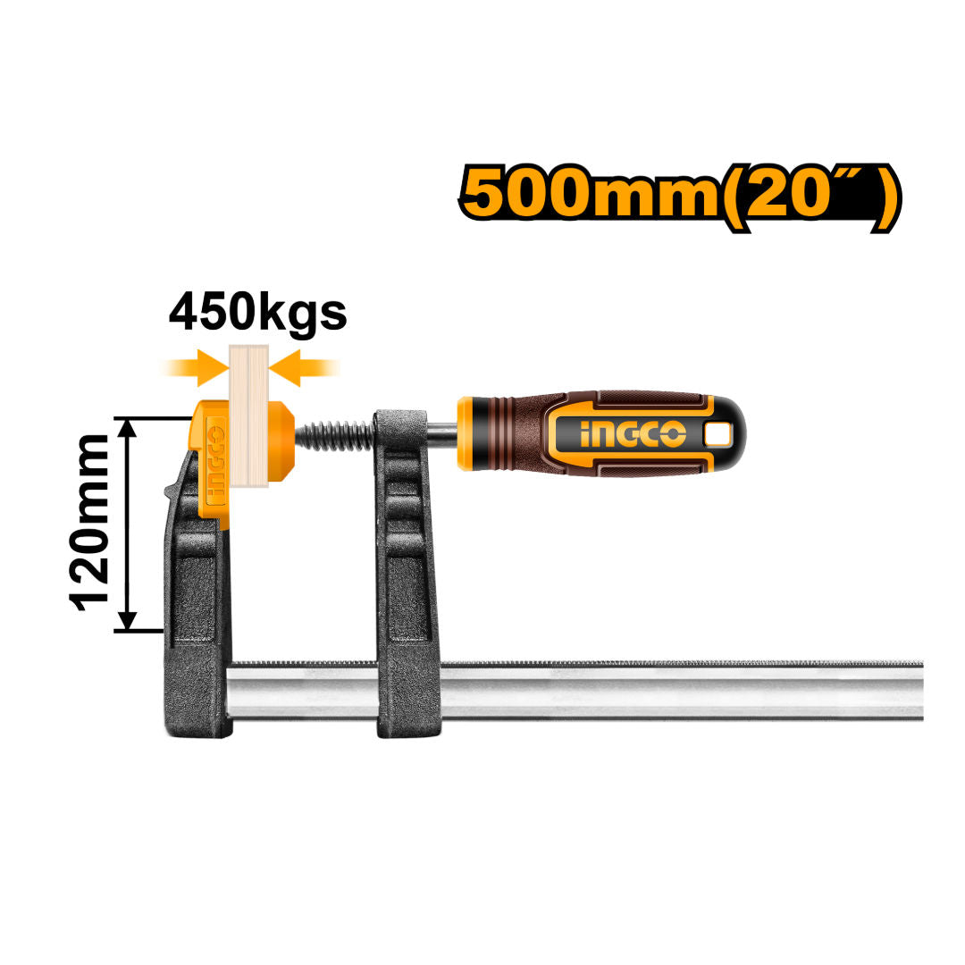 INGCO F Clamp With Plastic Handle