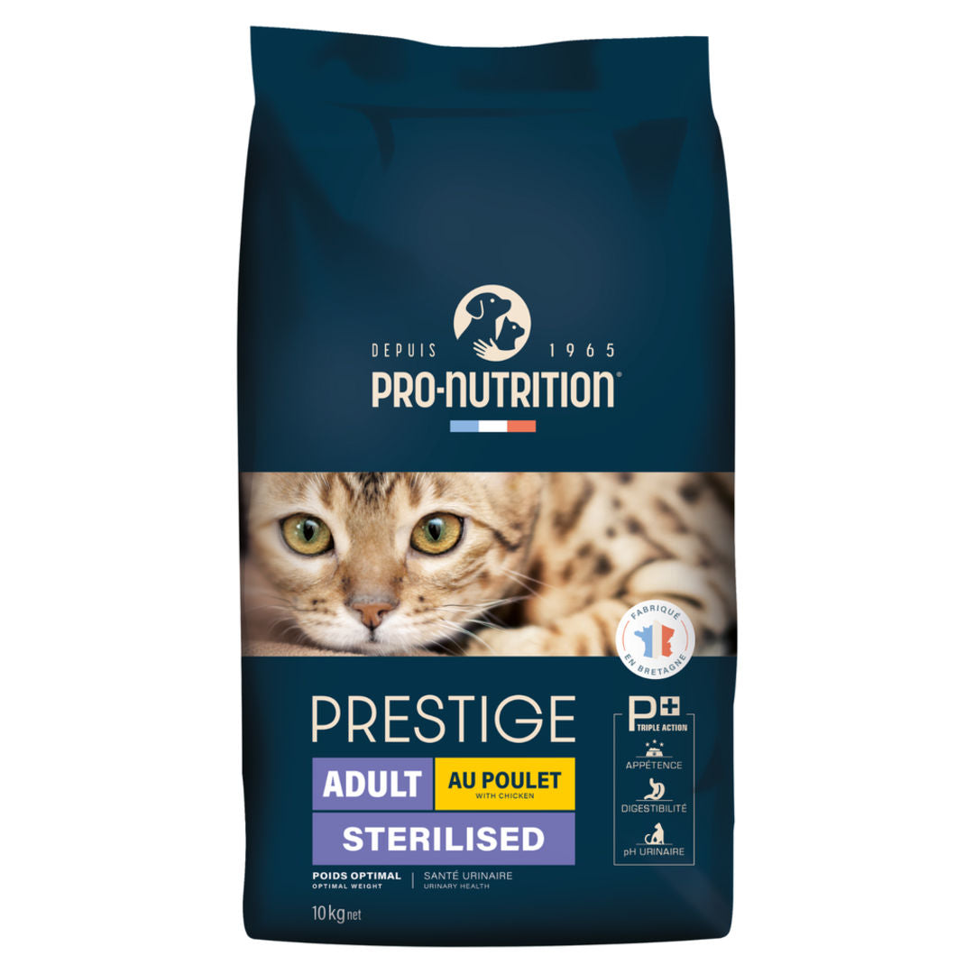 Pro nutrition Prestige Chicken Adult Sterilised Cat Food