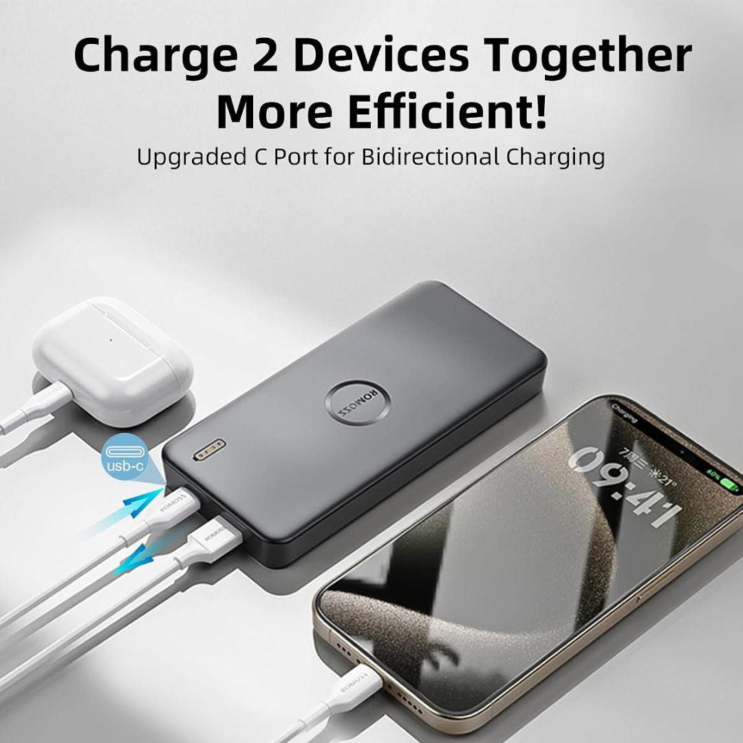 Romoss PPB10 10000mAh Portable Charger, 22.5W
