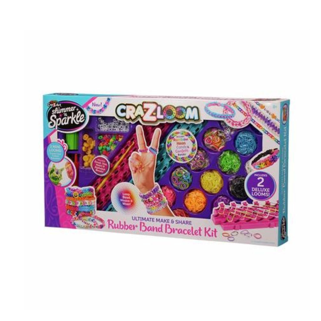 Cra-Z-Loom Shimmer n Sparkle Rubber Band Bracelet DIY Kit