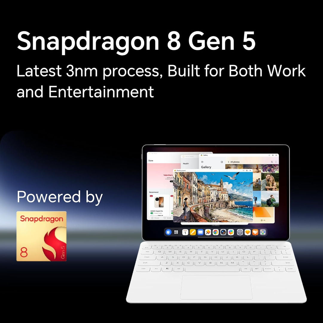 HONOR MagicPad 4 12.3Inch OLED 165Hz Tablet With Touch Keyboard & Magic Pencil – Snapdragon 8 Gen 5, 16GB+512GB, Grey