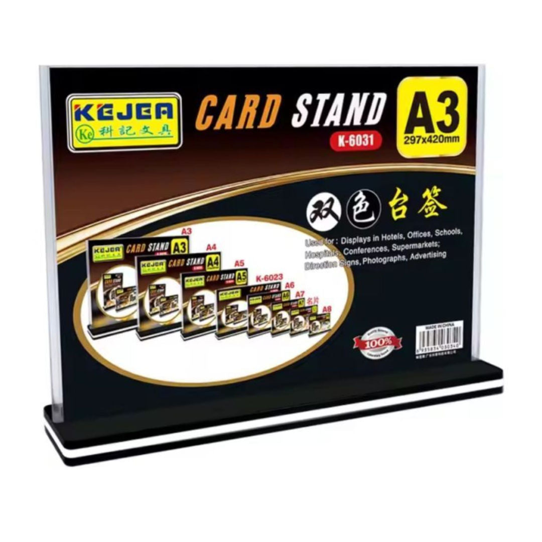 RSC Kejea Acrylic Based Card Display Stand