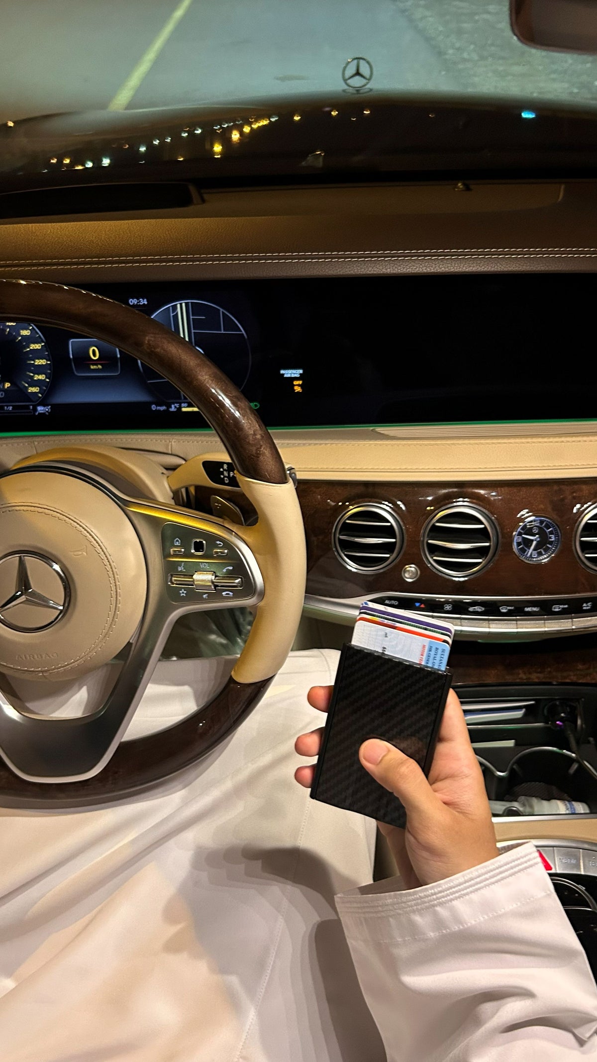 Ogon Automatic Slider Card Holder, Genuine Carbon Fiber Edition