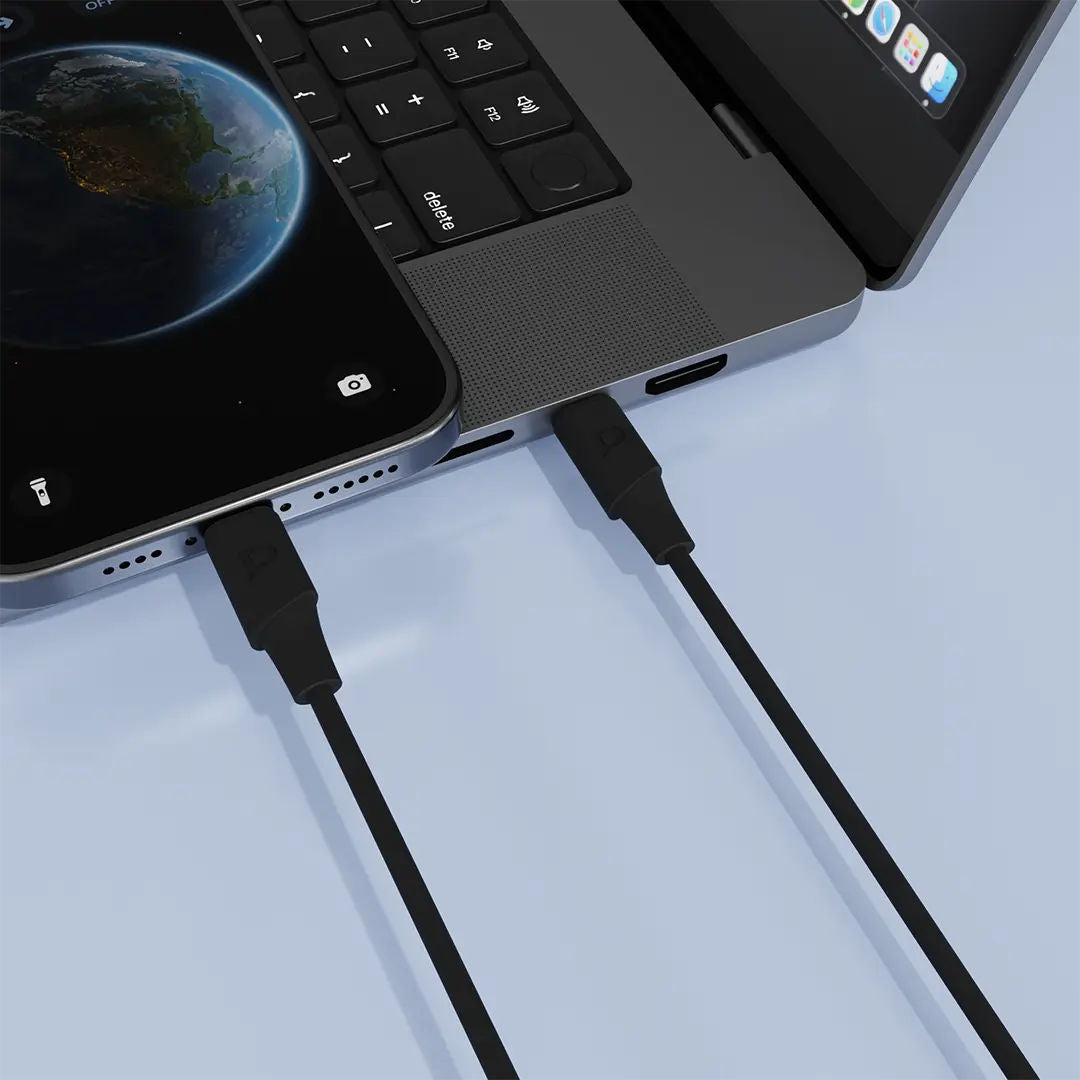 Powerology Power Sync Flex USB-C to Lightning Cable, PD 30W