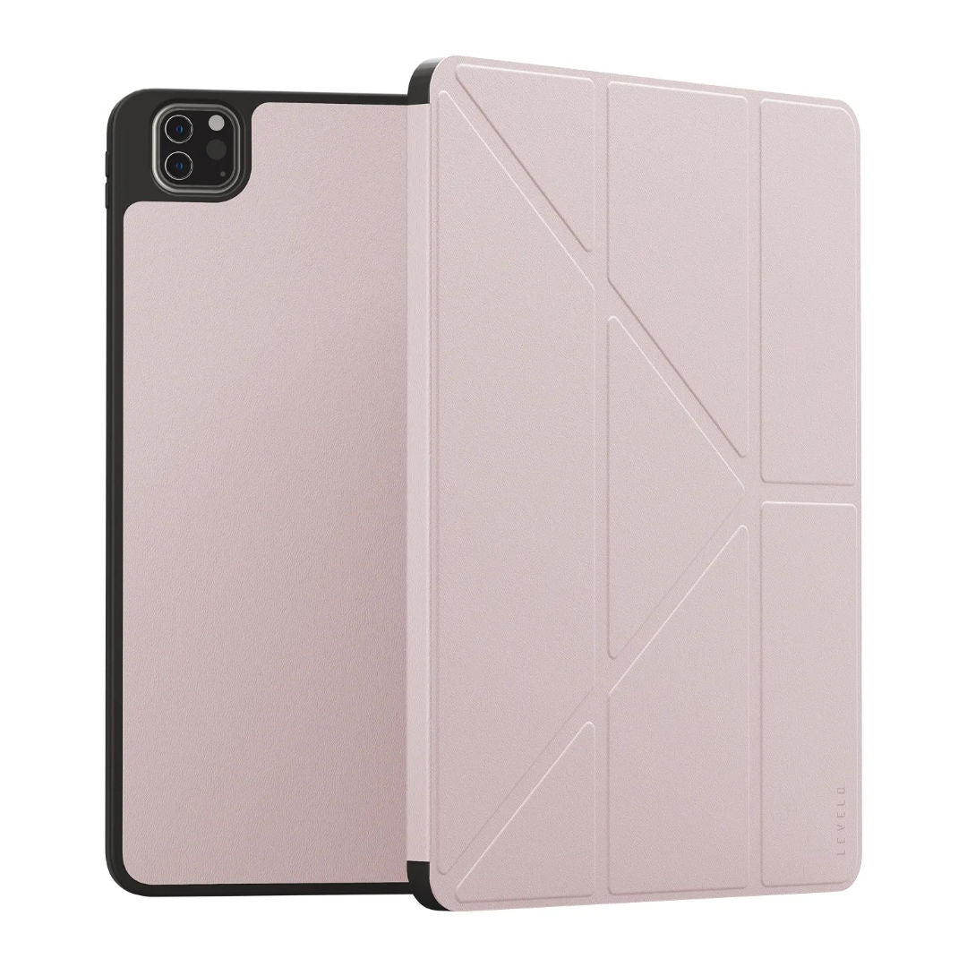 Levelo Elegante Hybrid Leather Magnetic Case for Apple iPad series, Shockproof