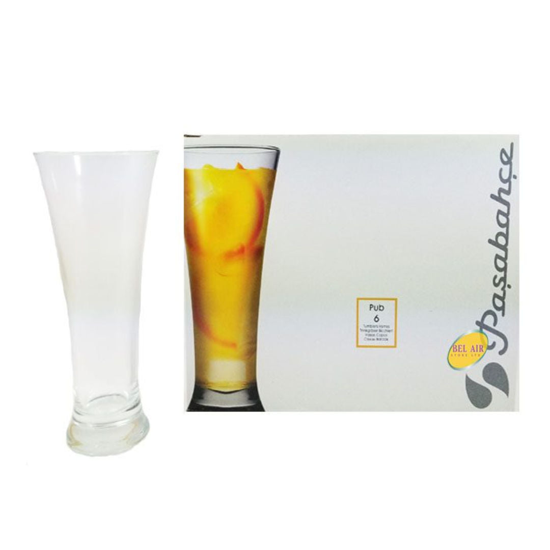 Pasabahce Weissen Beer Glasses, 520ml, Set of 6