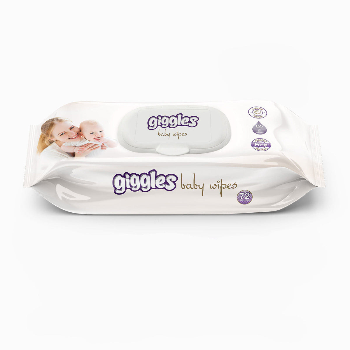 Giggles Baby Wet Wipes, Pack of 72