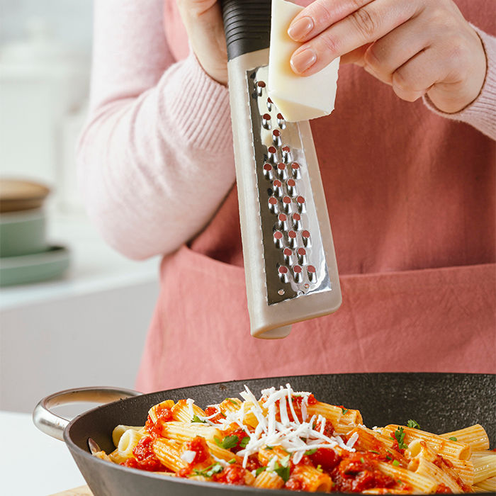 NAVA Misty Stainless Steel Grater, Dual‑Surface, 28.5cm