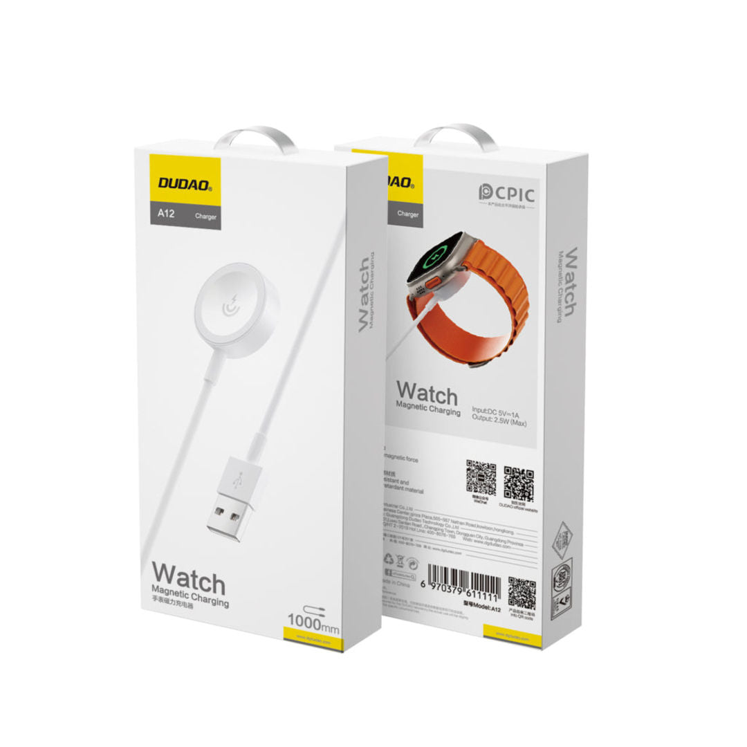 DUDAO A12-W Apple Watch Wireless Magnetic Charger, White