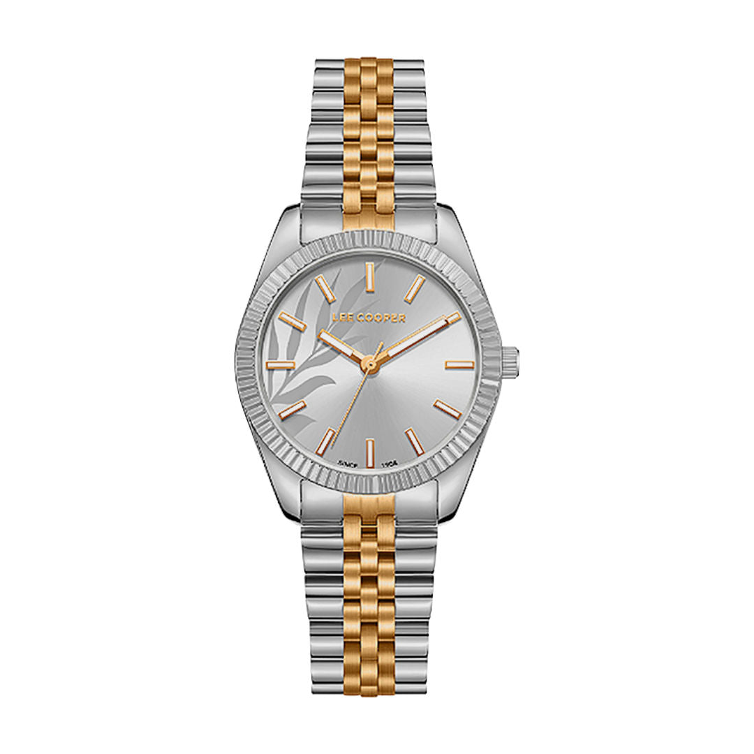 Lee Cooper Women's Analog Silver Dial Watch, LC08102.530