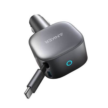 Anker Nano Car Charger 75W Built in C-Cable