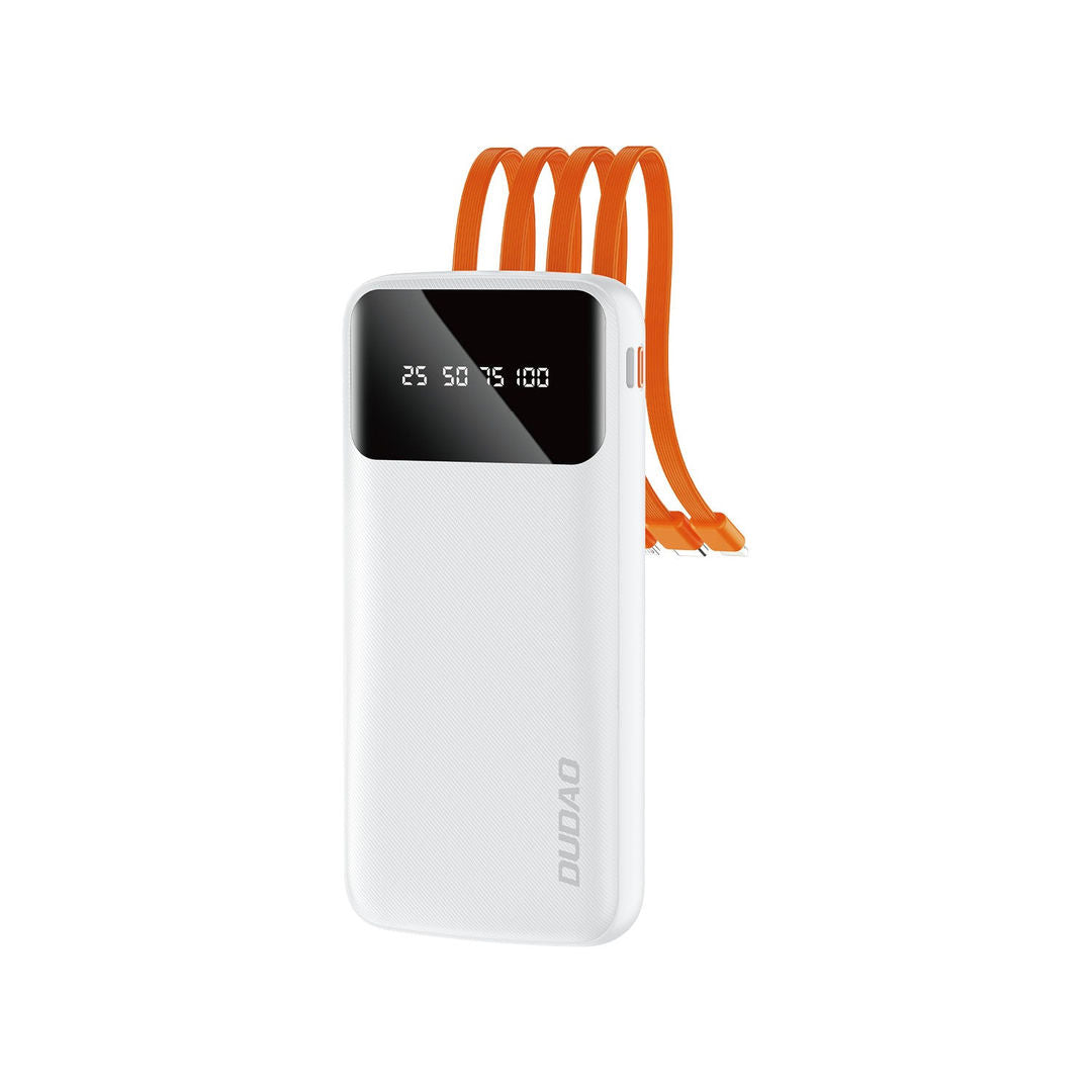 DUDAO K6PRO Power Bank 10000mAh With 3 in1 Cable