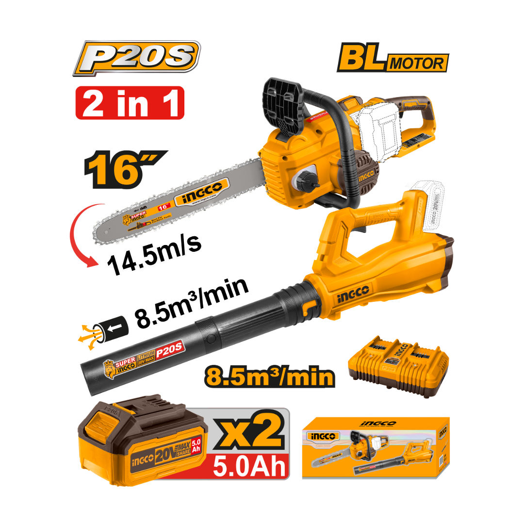 INGCO Cordless Tools Combo, 20V