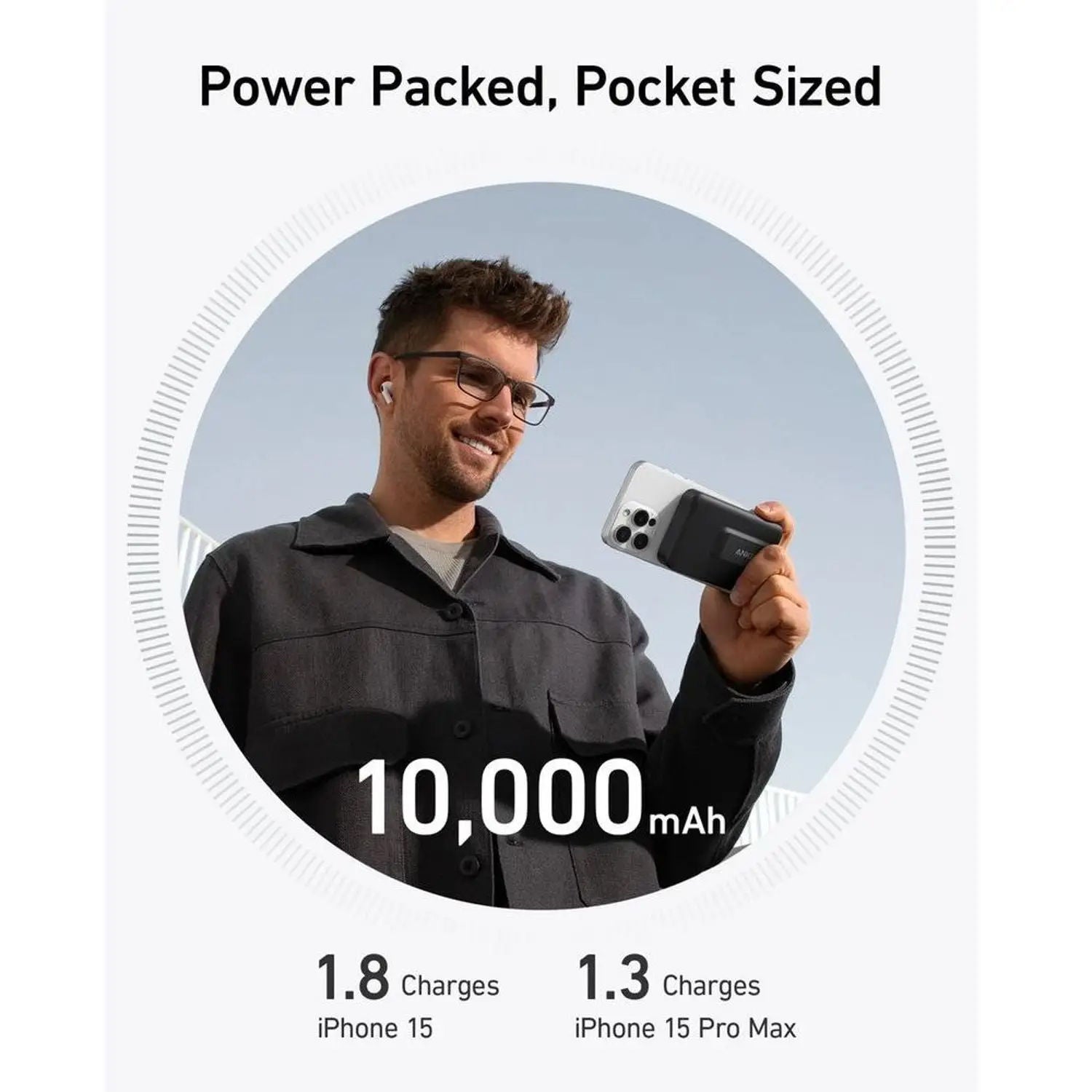 Anker MagGo Wireless Power Bank 10000mAh