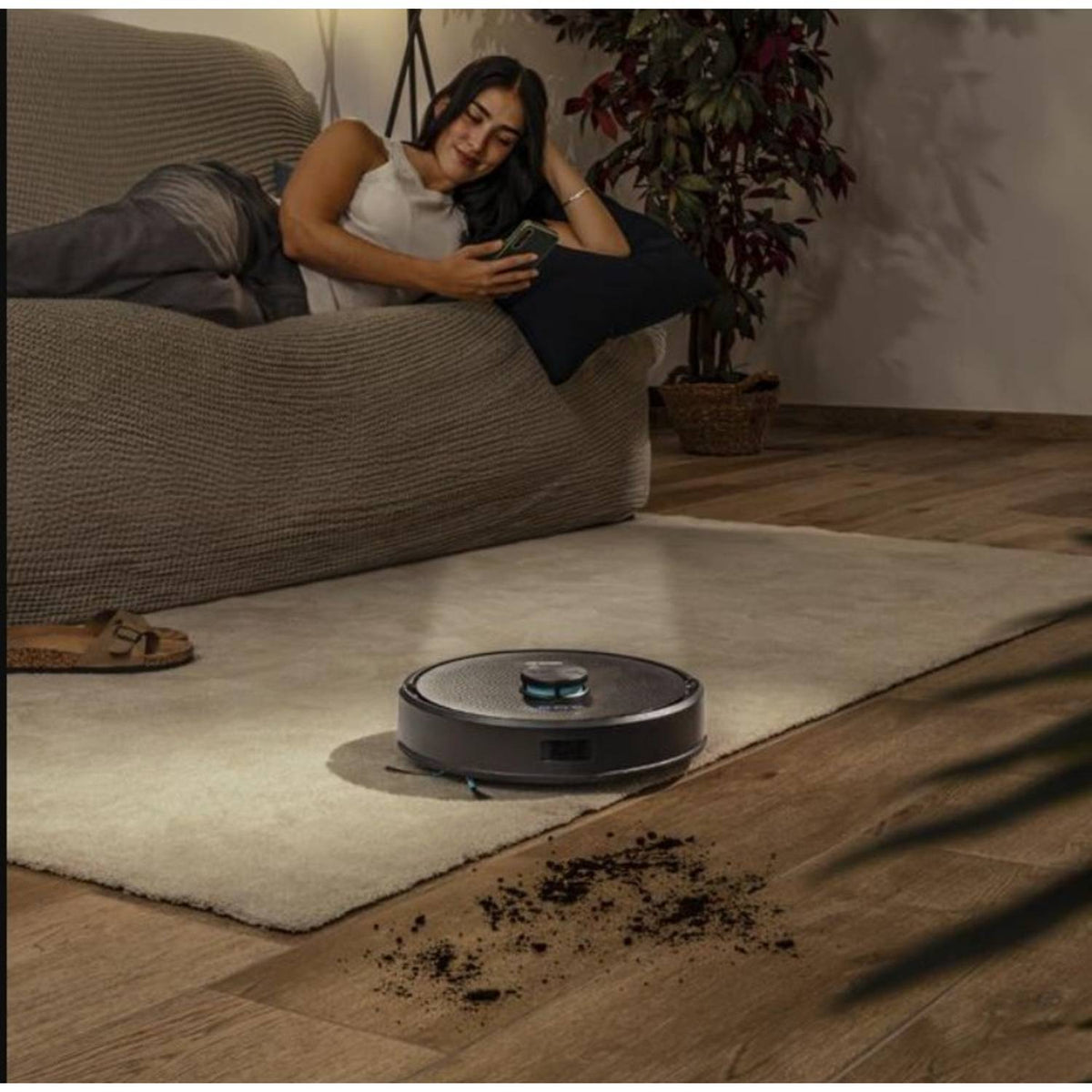 Cecotec 114516 Conga M50 Robotic Vacuum Cleaner, Black