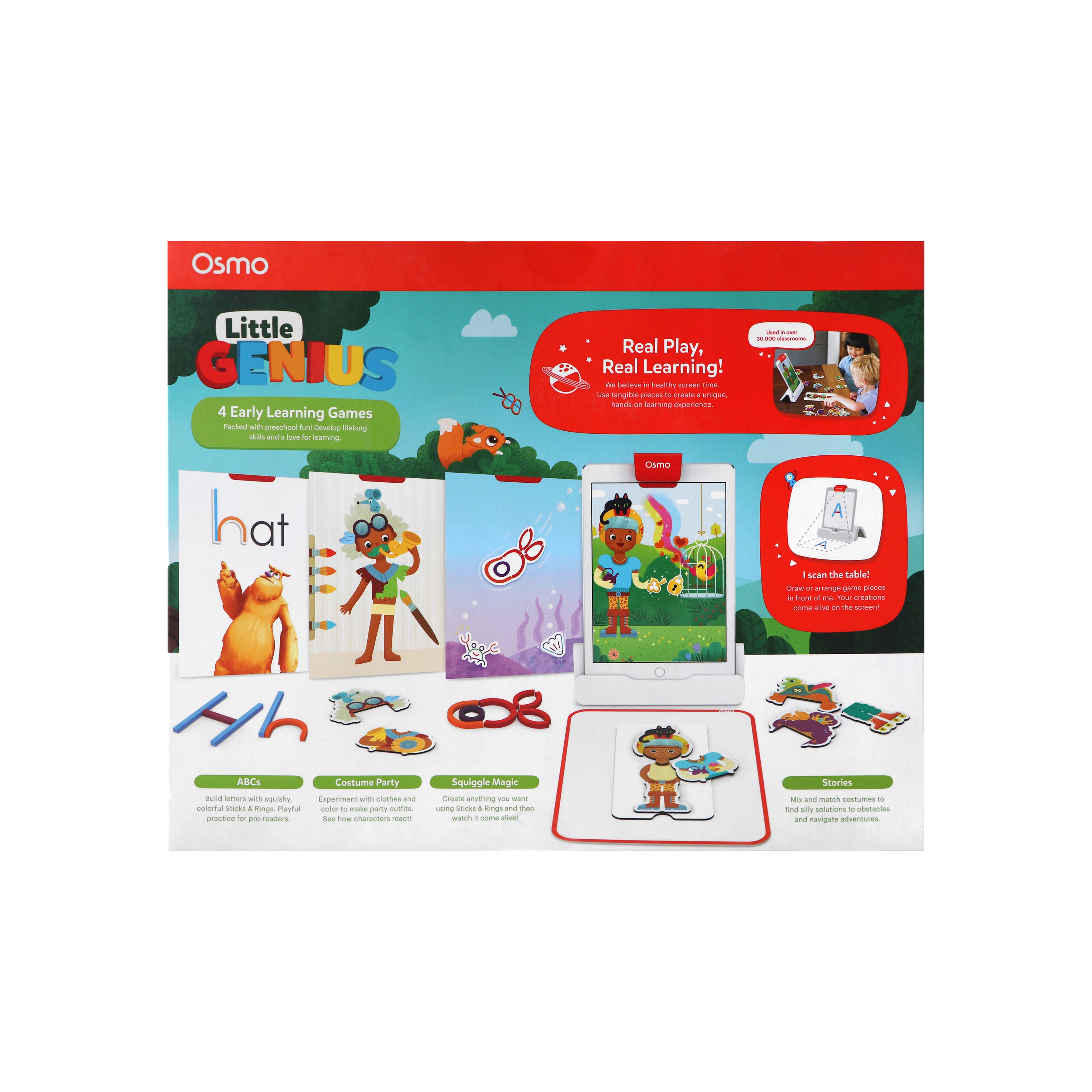 Osmo Little Genius Starter Kit for iPad, US Version, 2019