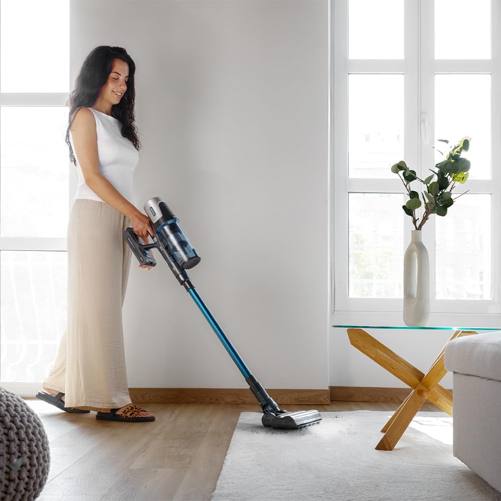 Cecotec 114475 Conga Rockstar RS50 Upright Vacuum Cleaner, Blue/Black