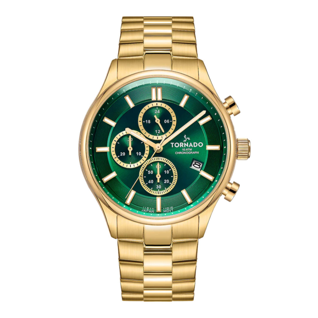 Tornado Men's Celestia Elite Analogue Chronograph Watch, 42mm