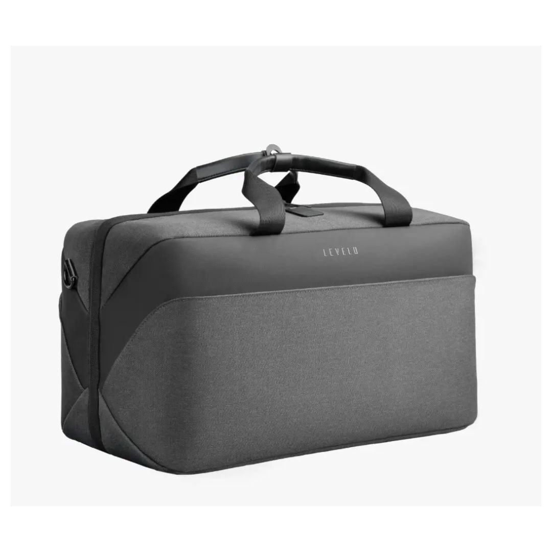 Levelo Melle Polyster Travel Duffle Bag With USB Charging Port