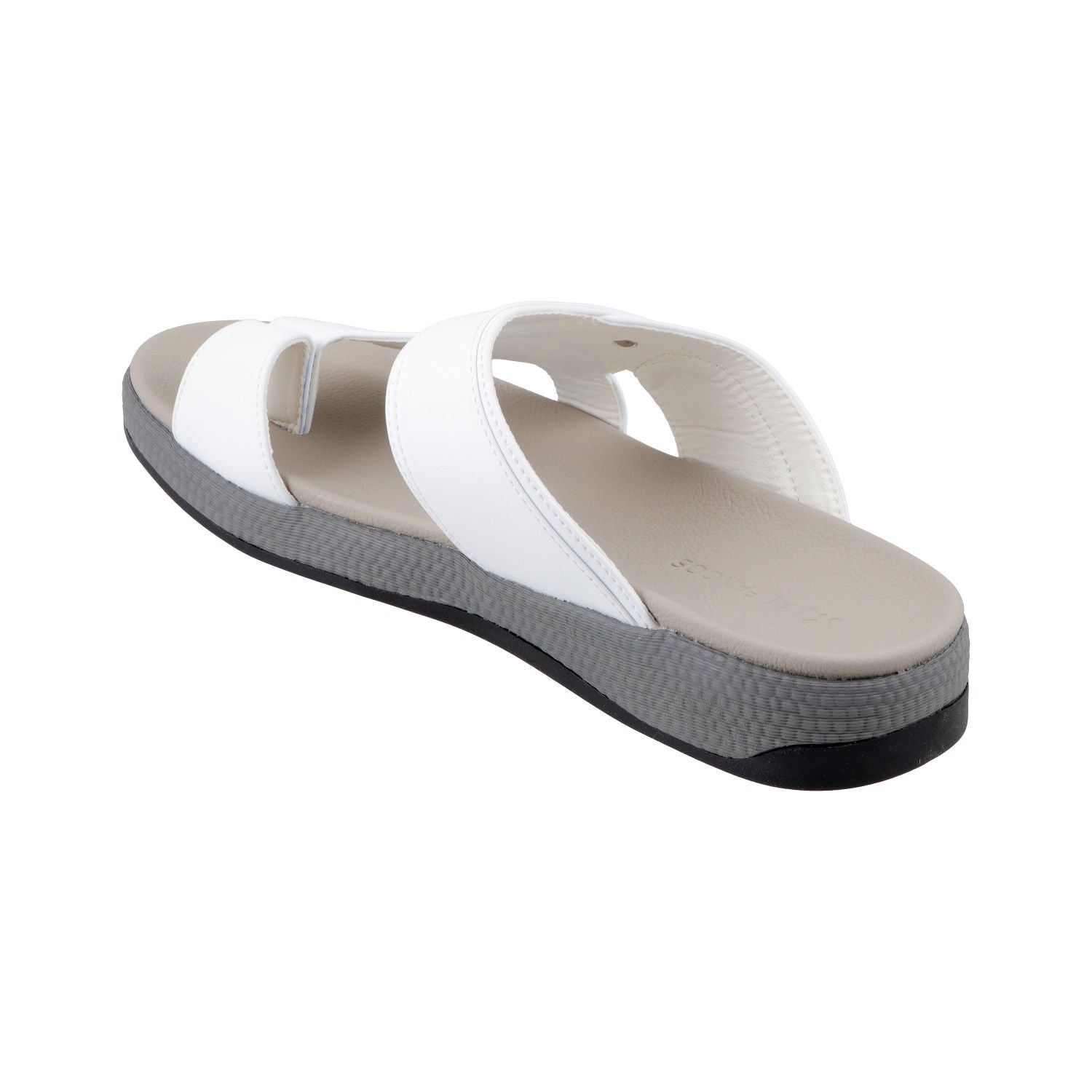 AL FANOOS AF-909 Men's Arabic Style Sandals with PU Leather Upper, EVA Cushioning & TPR Sole