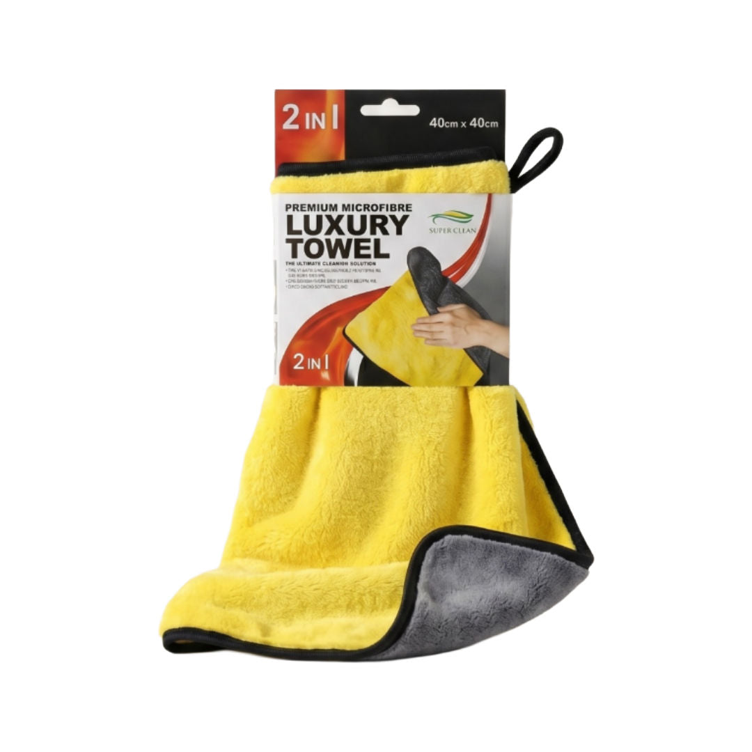 Super Clean Premium 2 in 1 Luxury Microfiber Cloth