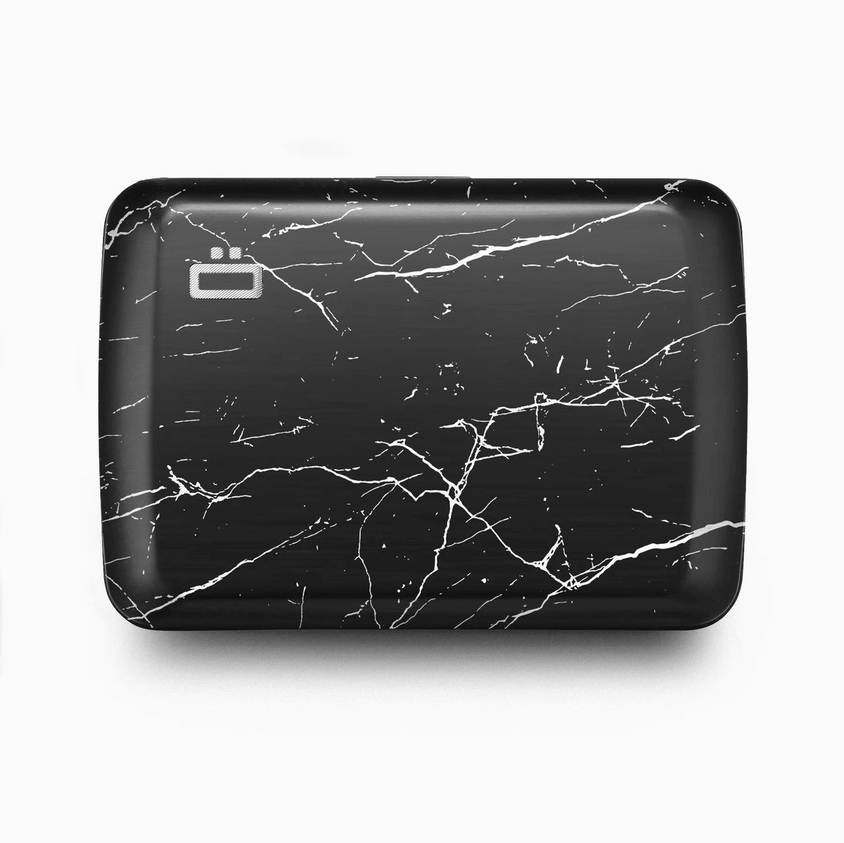 Ogon Oslo Aluminum Wallet Small Case Card Holder V2, Marble