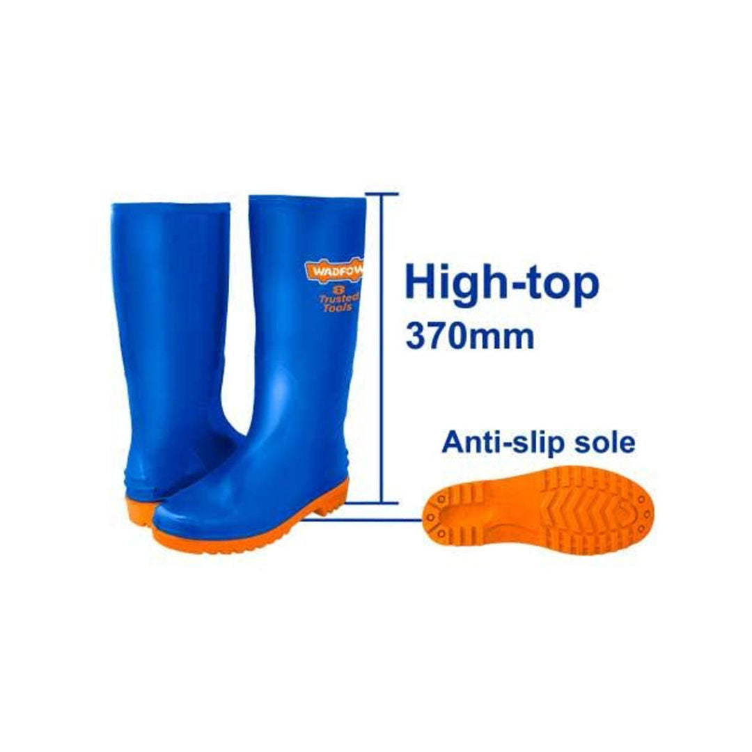 WADFOW Heavy Duty PVC Rain Boots, Size 41