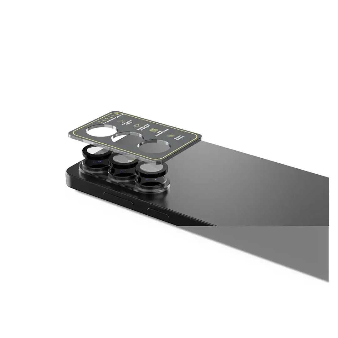 Levelo LucentTrio Camera Lens Protector For Samsung S26, Black