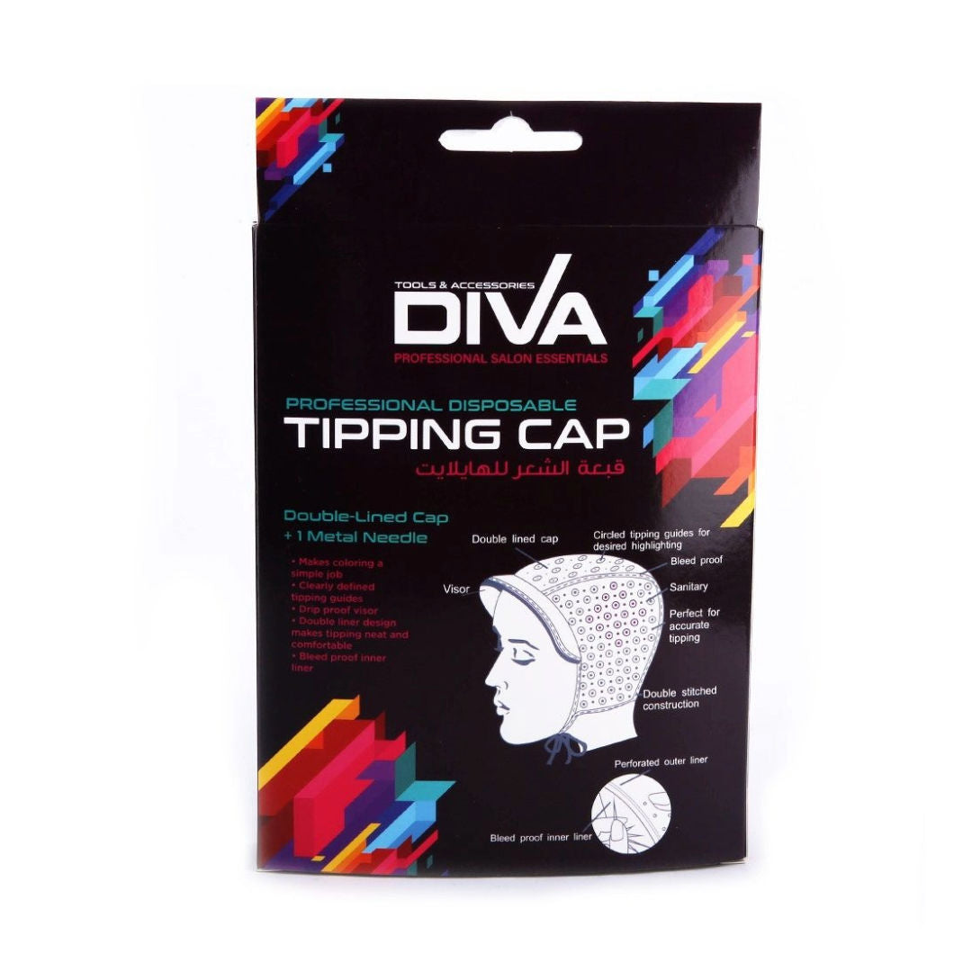 قبعة قابلة للتصرف من Diva، 4 قطع في كل علبة