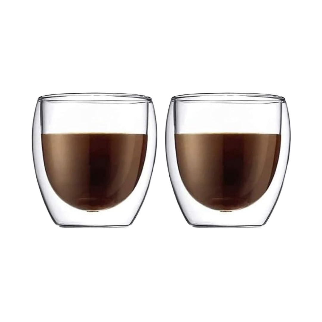 BLACKSTONE Double Wall Glass Tumbler, 2-Piece Set