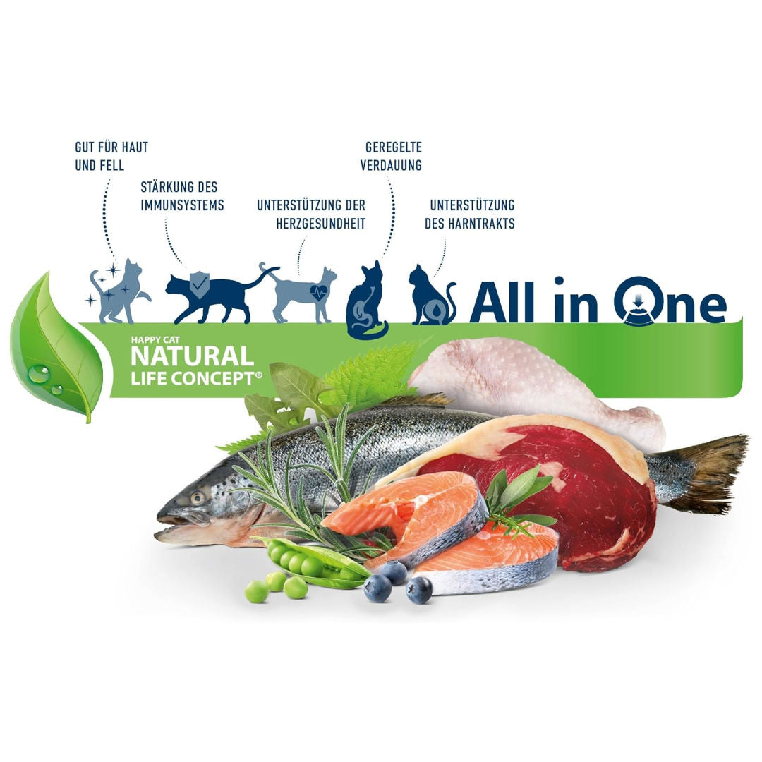 Happy Cat Meat In Sauce Beef Wet Cat Food For Neutered Cats, 1+ Year Old, 85gm