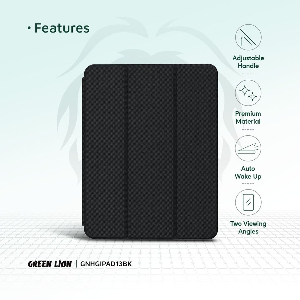 Green Lion Hogo Premium Case with Pencil Holder for iPad Pro/Air 13"