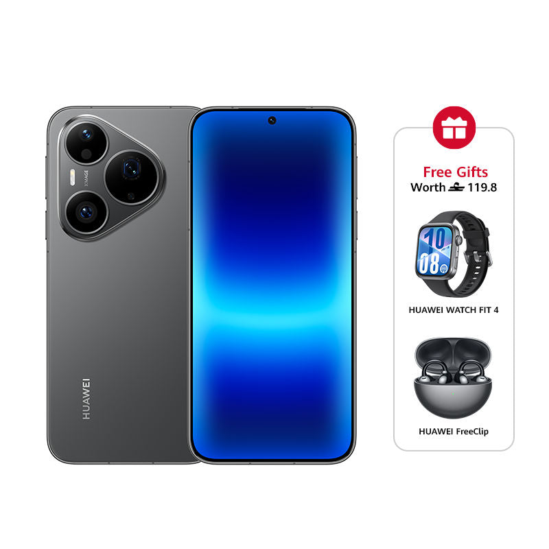هاتف Huawei Pura 90s Pro 5G+، ذاكرة وصول عشوائي (RAM) سعة 12 جيجابايت، سعة تخزين 256 جيجابايت، كاميرا تليفوتوغرافيّة فائقة الإضاءة، هاتف مزوَّد بتقنية الذكاء الاصطناعي