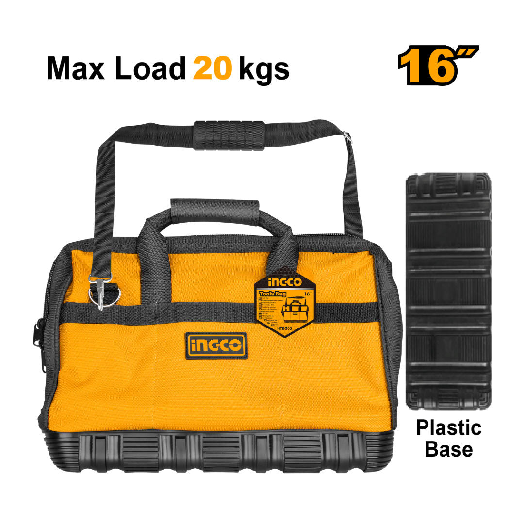 INGCO Tools Bag 16", 41x25x26 cm, max load 20 kg
