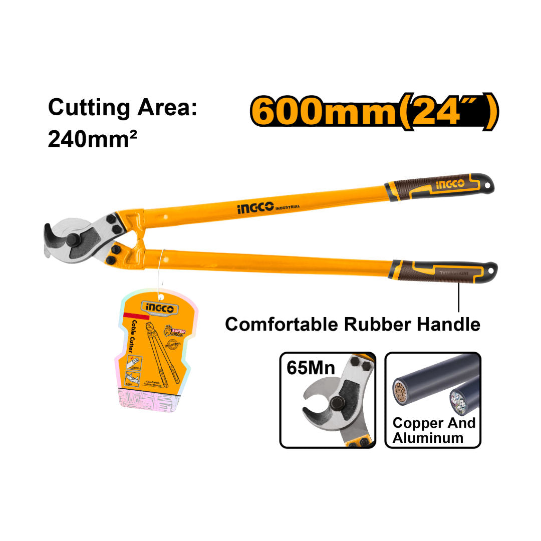 INGCO Cable Cutter, 24", 65Mn Steel Blade