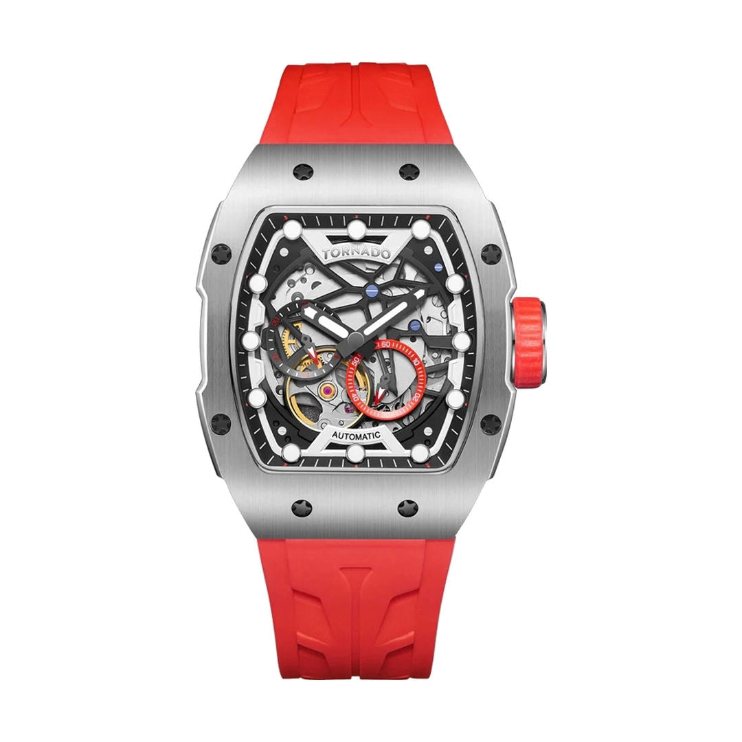 TORNADO Autonova Men's Automatic Silicon Strap Watch