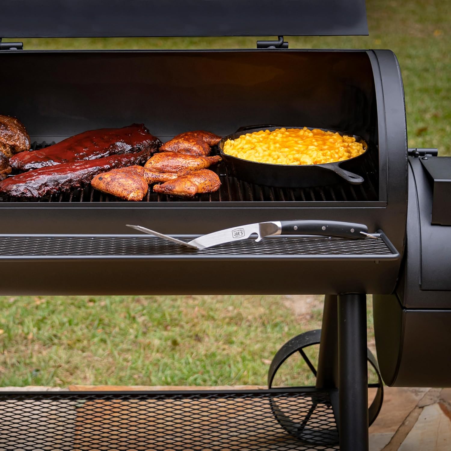 Oklahoma Joe’s Longhorn Offset Charcoal Smoker, 13201747‑50