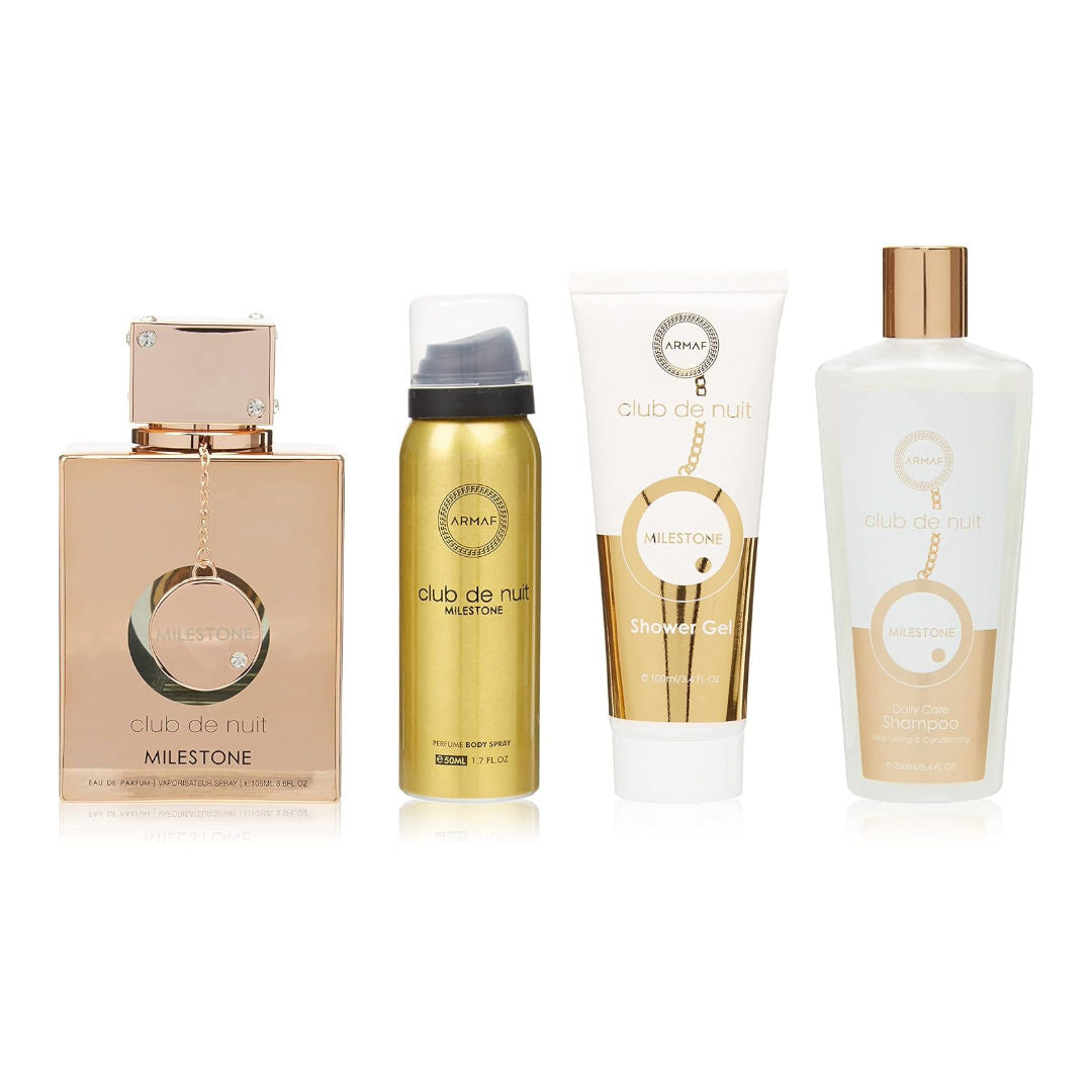 Armaf Milestone Gift Set, 4 Piece Set For Men