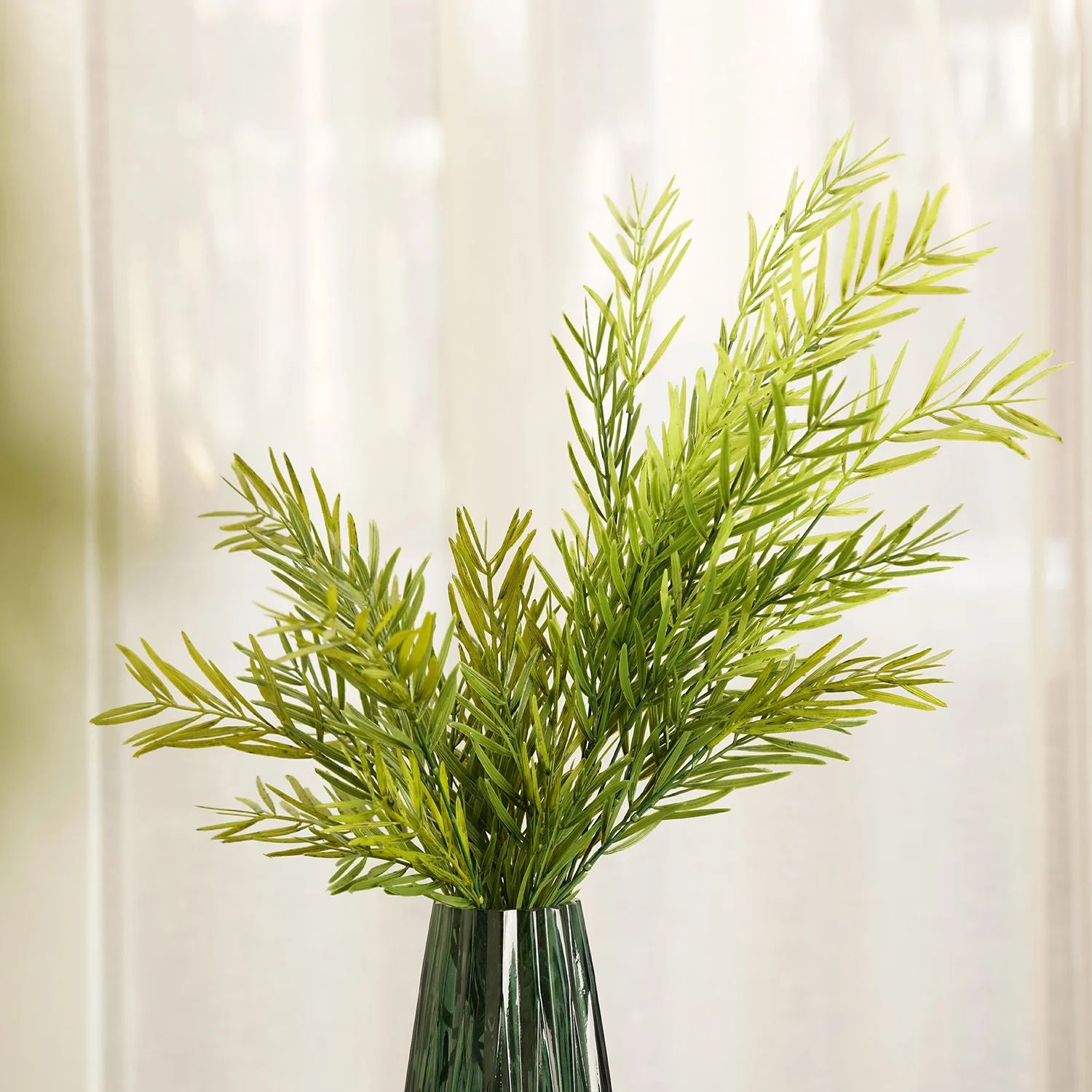 Asparagus Spray X3, Light Green, 60cm