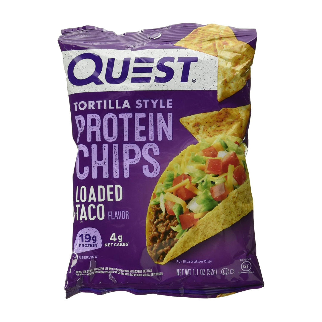 Quest Tortilla Style Protein Chips, 32gm, High Protein, Low Net Carb Snack
