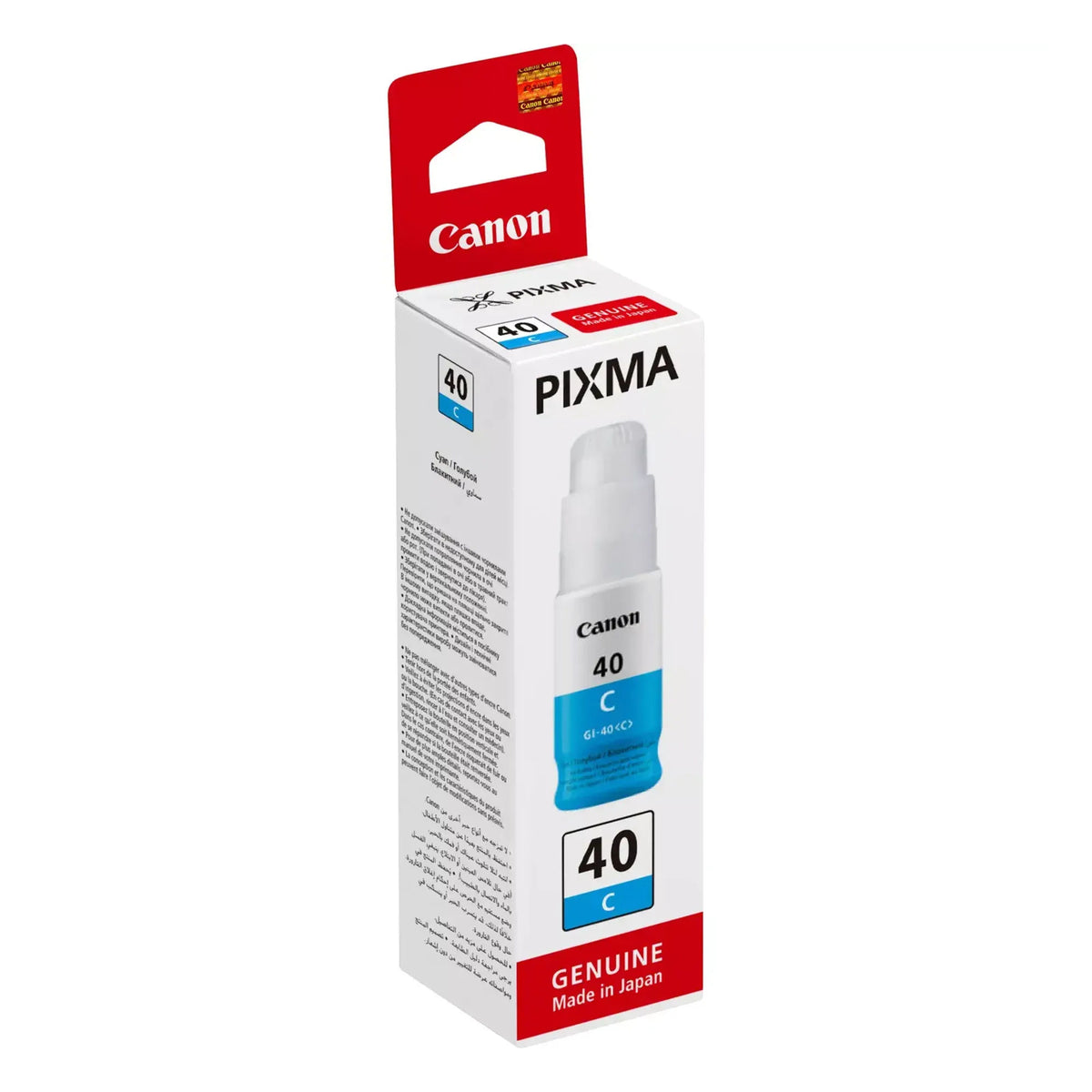 Canon Pixma GI-40C Genuine Cyan Ink Bottle