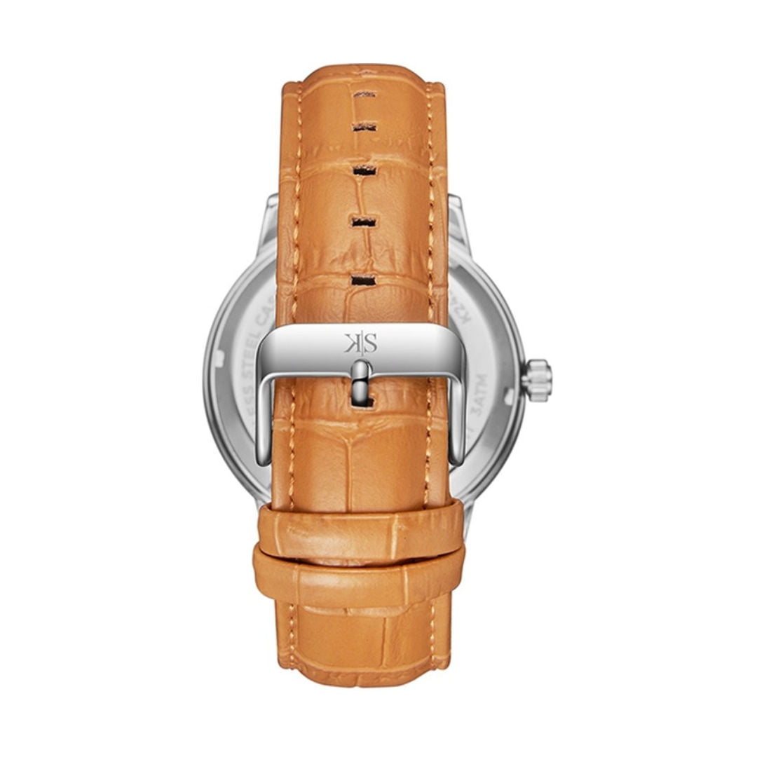 KENNETH SCOTT Men's White Dial Automatic Watch, K24323-TLFW Series