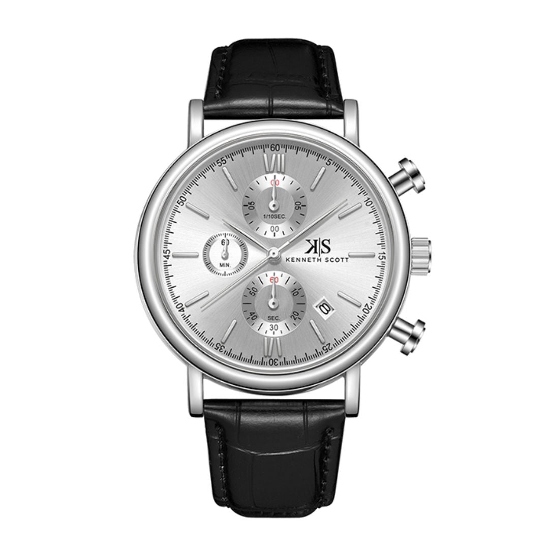 Kenneth Scott Men's Chrono And Multi Function Watch, K23151 Series