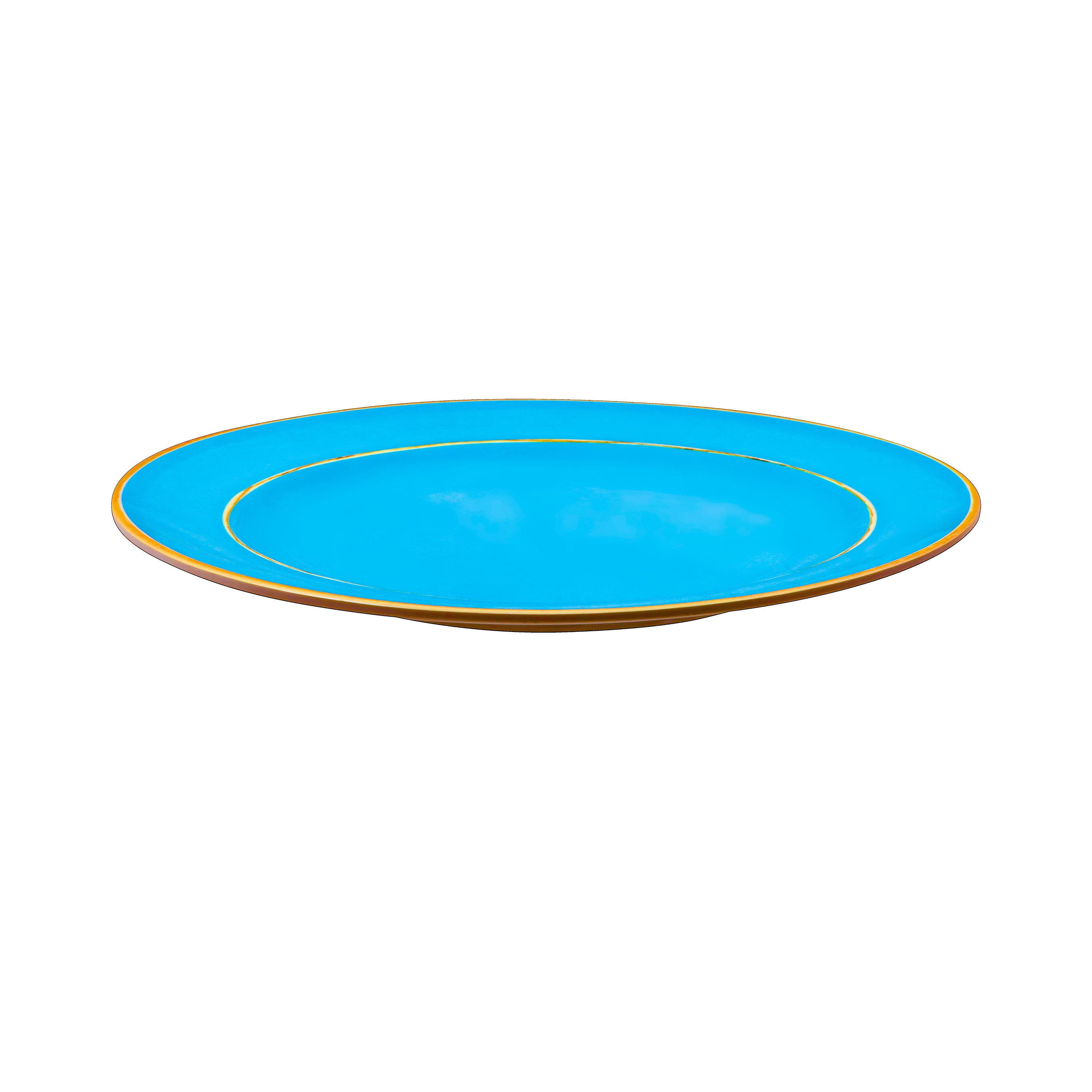 La Sol Collection Melamine Plate Set of 4 Assorted Colors, 22cm