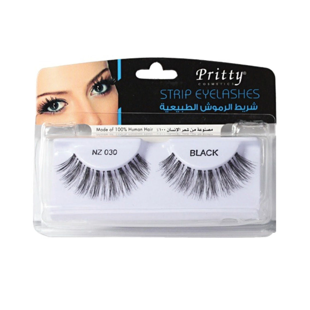 Pritty Cosmetics Strip Eyelashes, Black