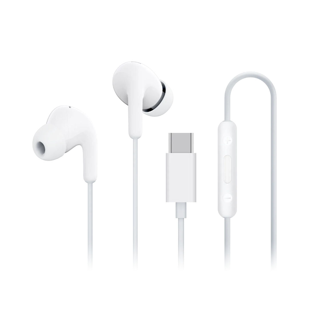 Xiaomi Type-C In-Ear Earphones with Built-in Microphone, White