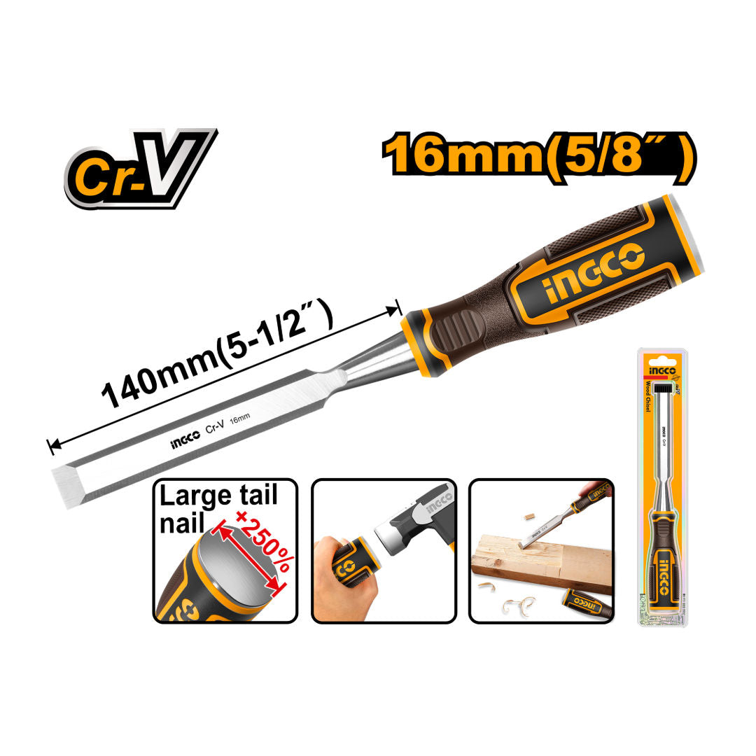 INGCO Wood Chisel, Cr-V Steel