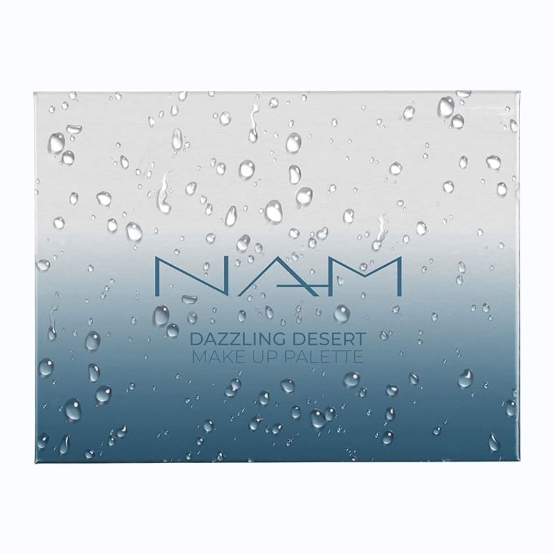 NAM Makeup Eyeshadow Palette with Blush and Highlighter, 17.5gm